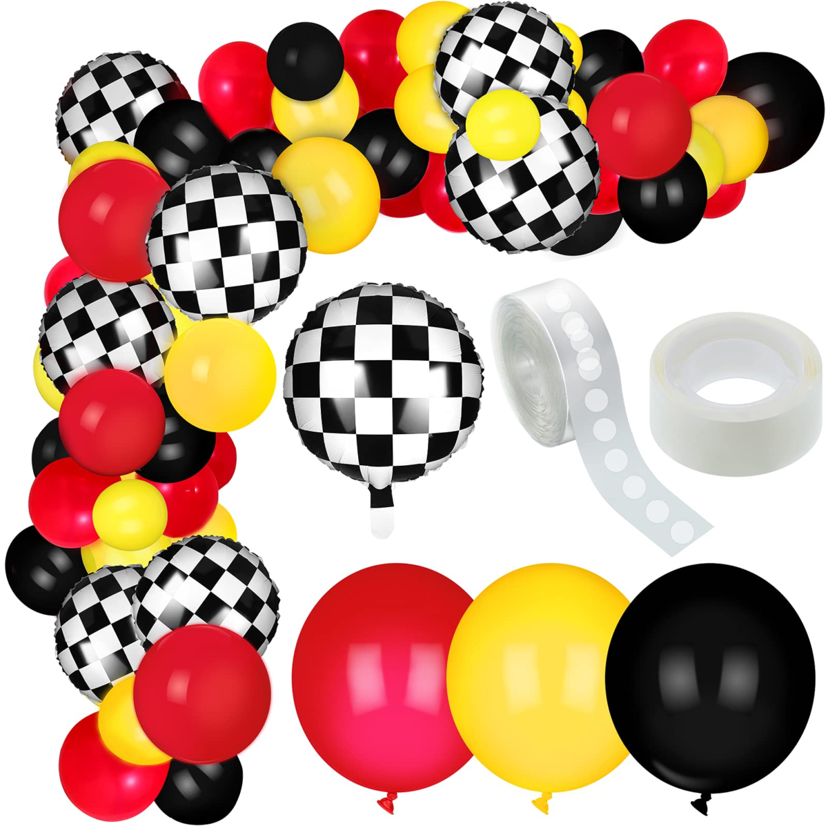 race car balloon decorations