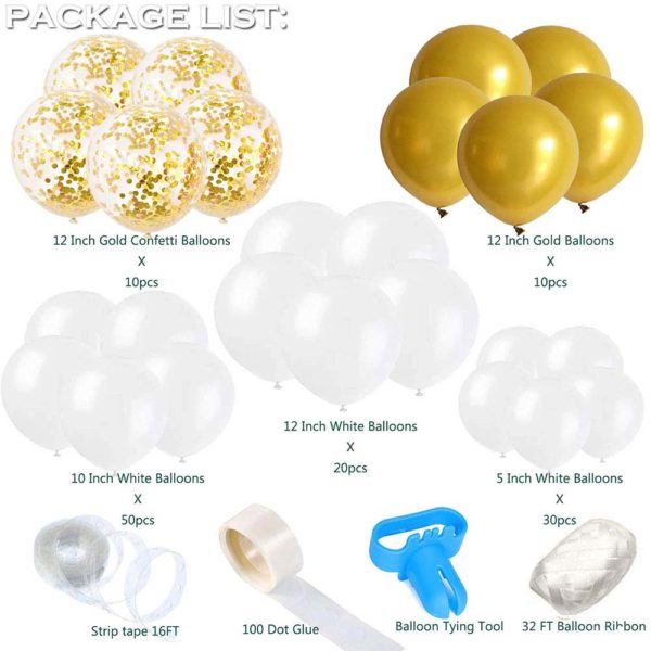 Gold Balloon Garland Kit