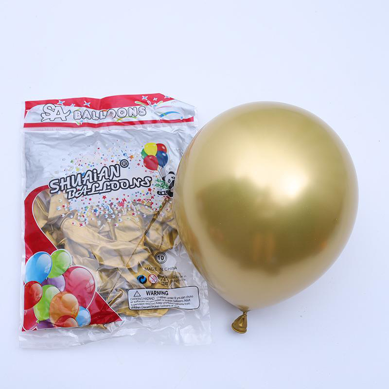 chrome gold balloon