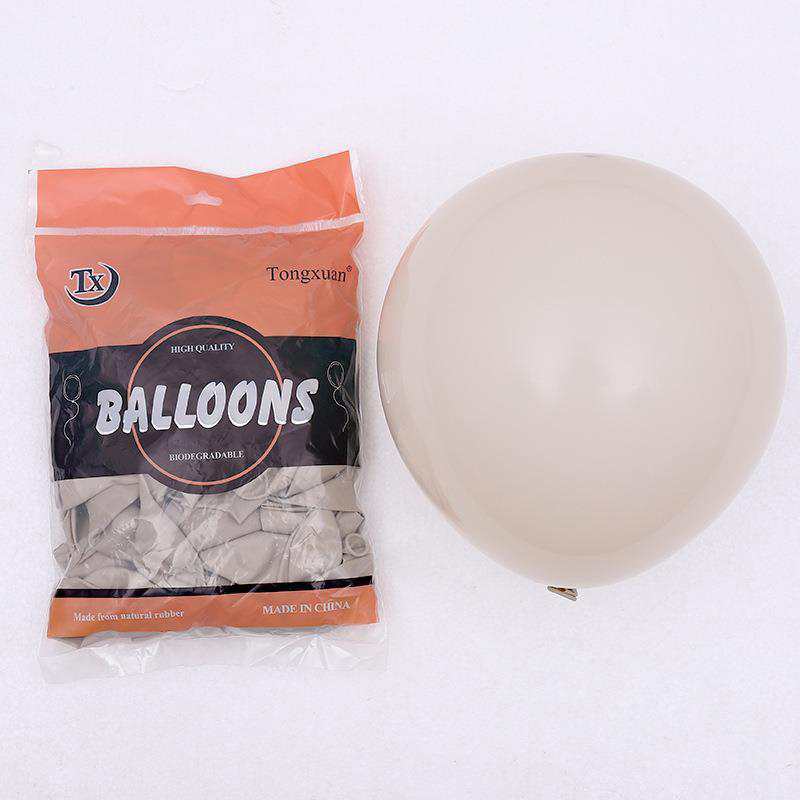 white sand balloon
