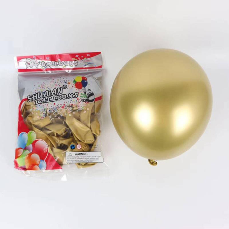 chrome gold balloon
