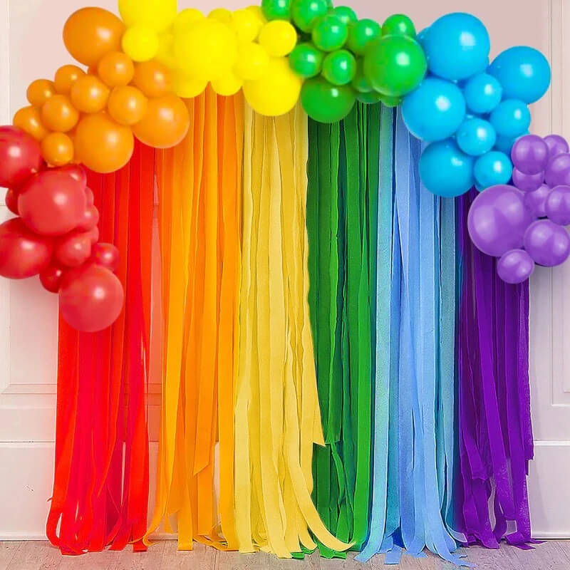rainbow balloon garland kit