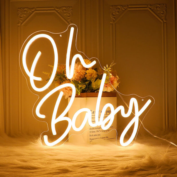 oh baby neon sign
