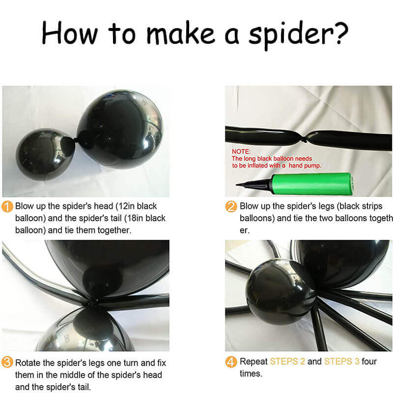 how to make a halloween spider