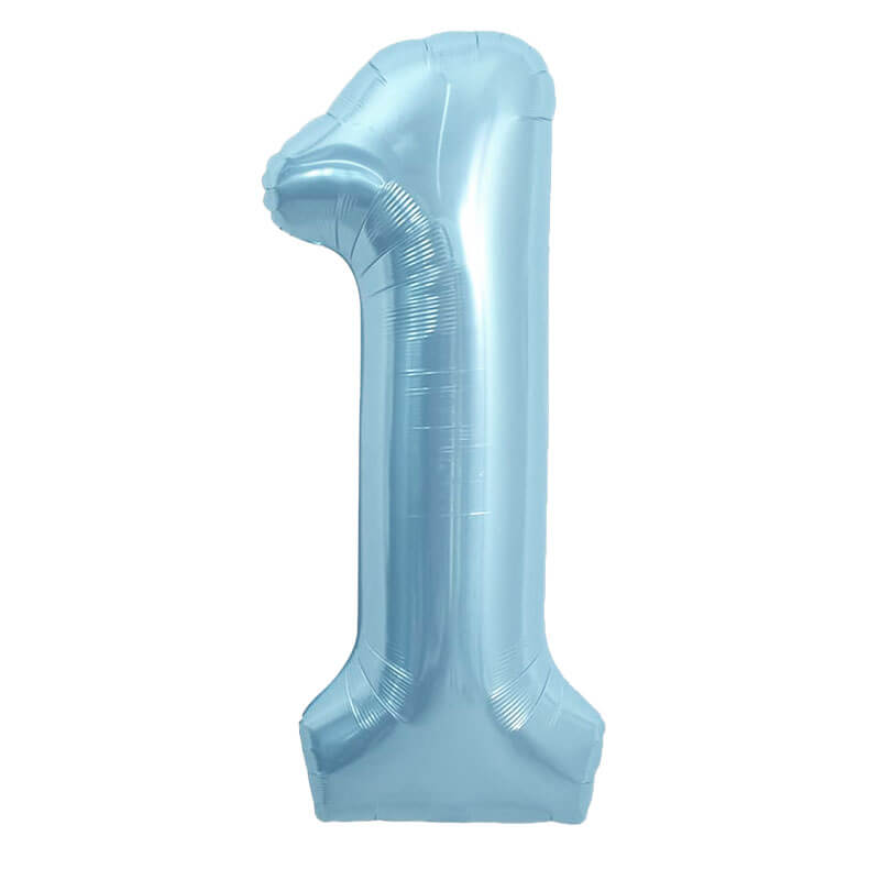 blue number 1 balloon