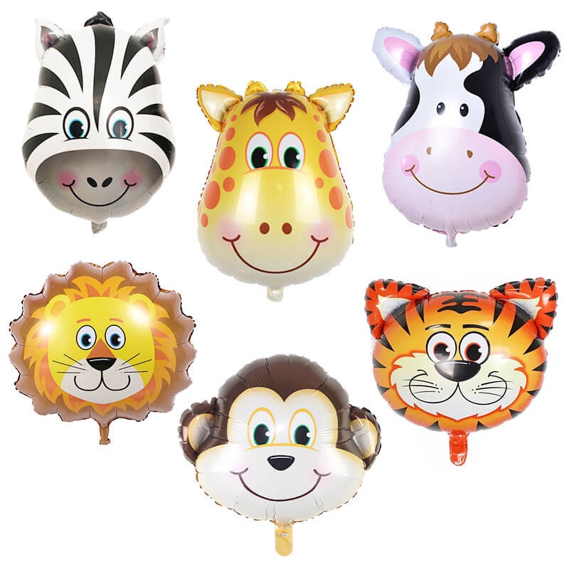 22inch Animal Head Shape Balloons - Microplush
