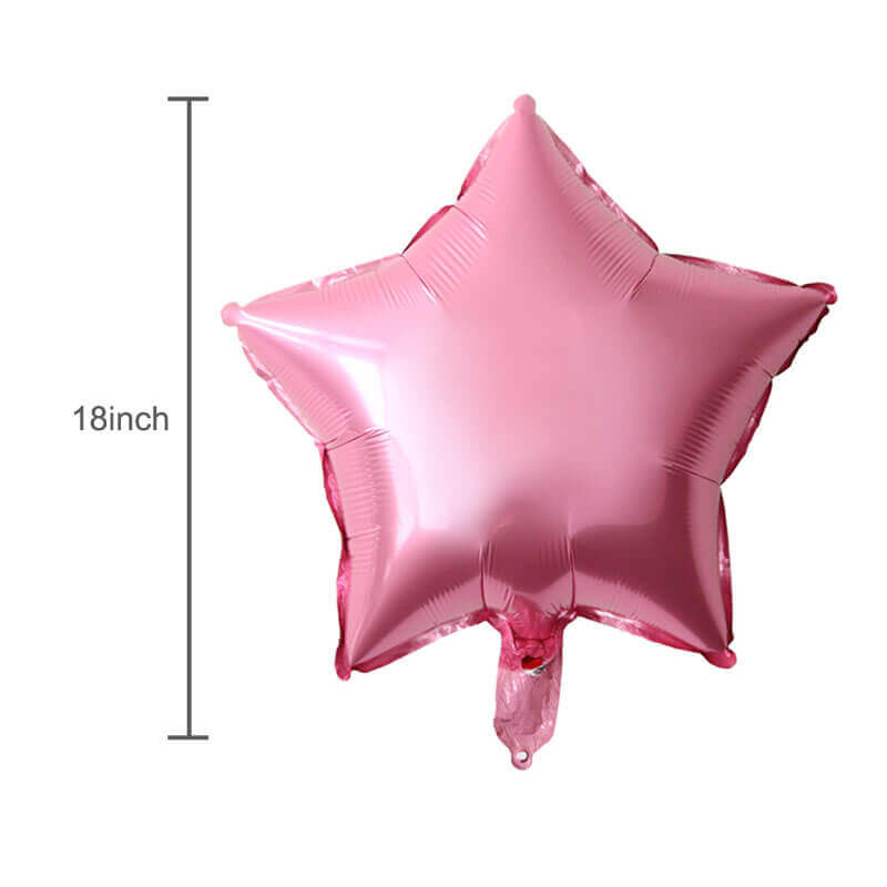pink star balloons