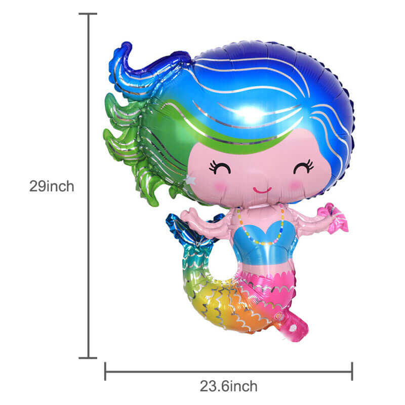 Mermaid Character Balloons