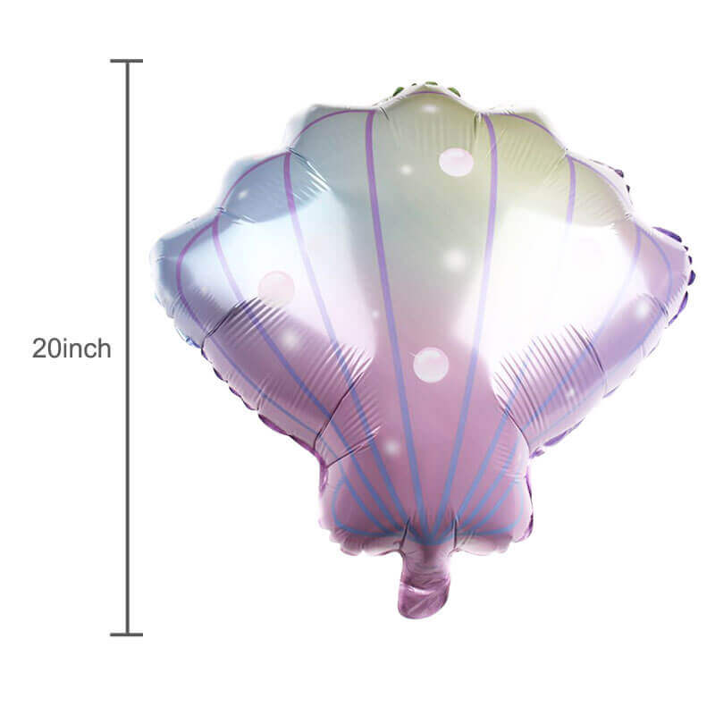 Mermaid shell foil Balloons