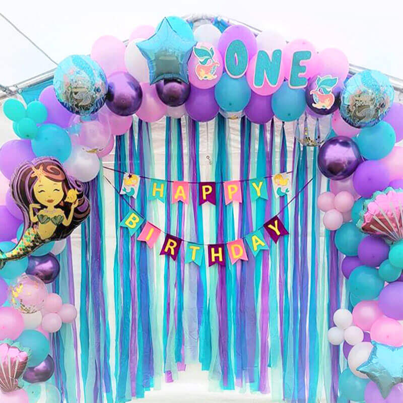 Mermaid theme birthday