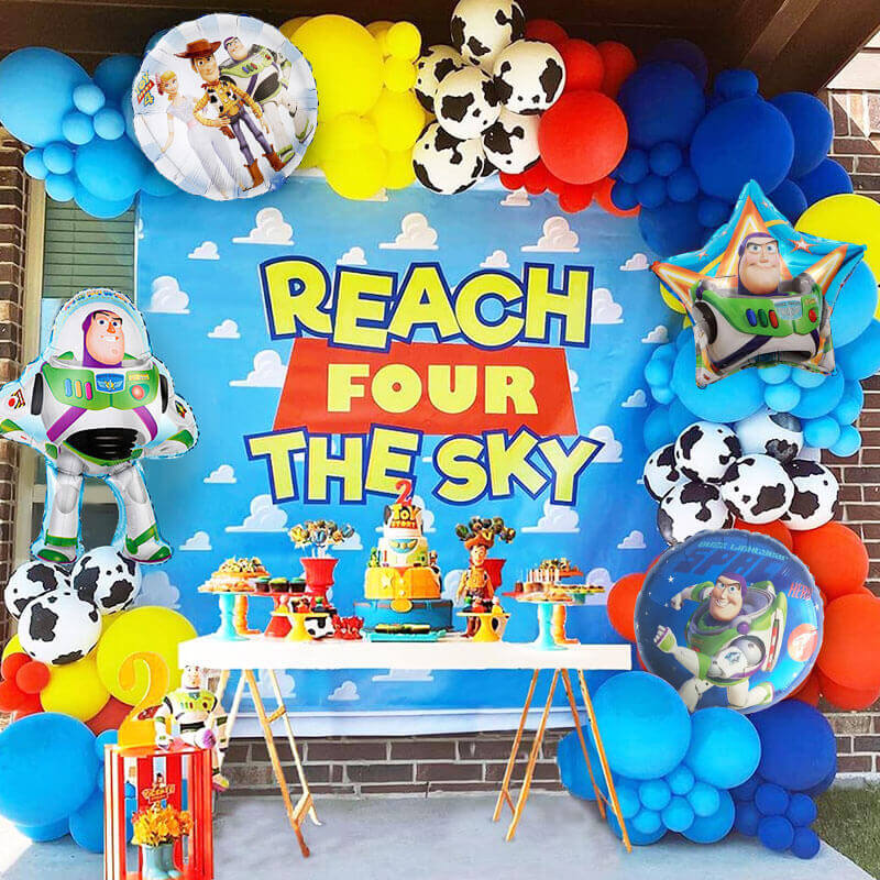 toy story balloon garland