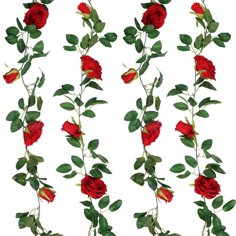 Artificial red Rose Flower Garlands