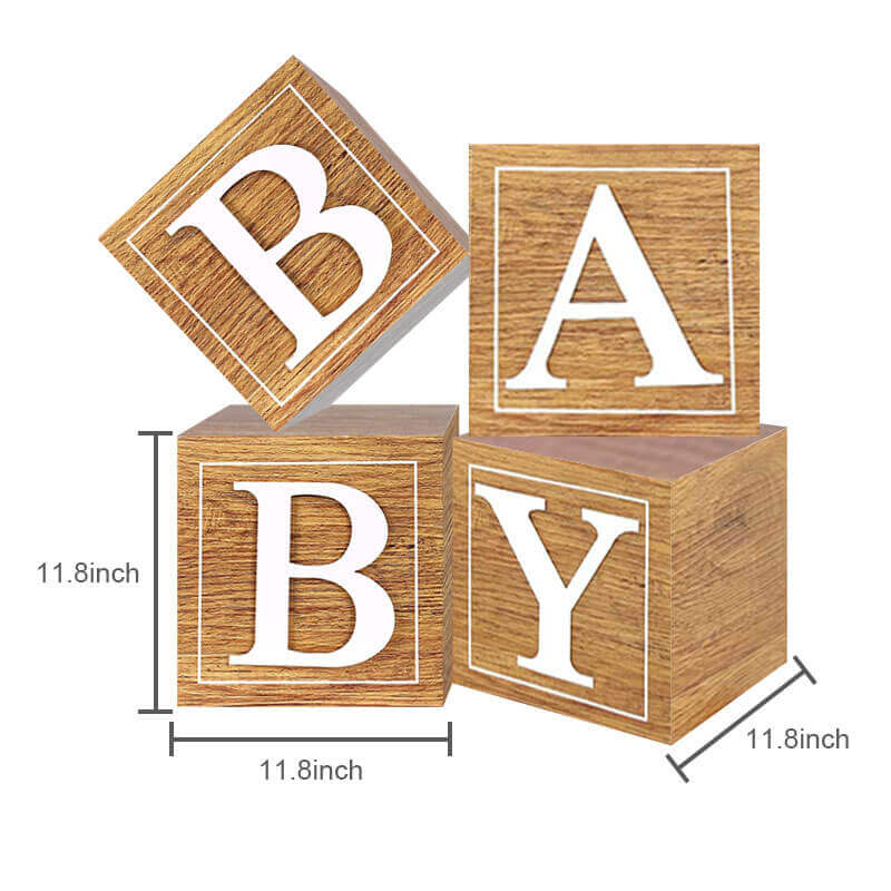 Brown Baby Shower Boxes