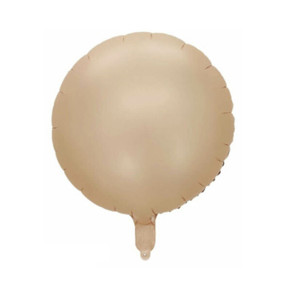 nude round foil balloons