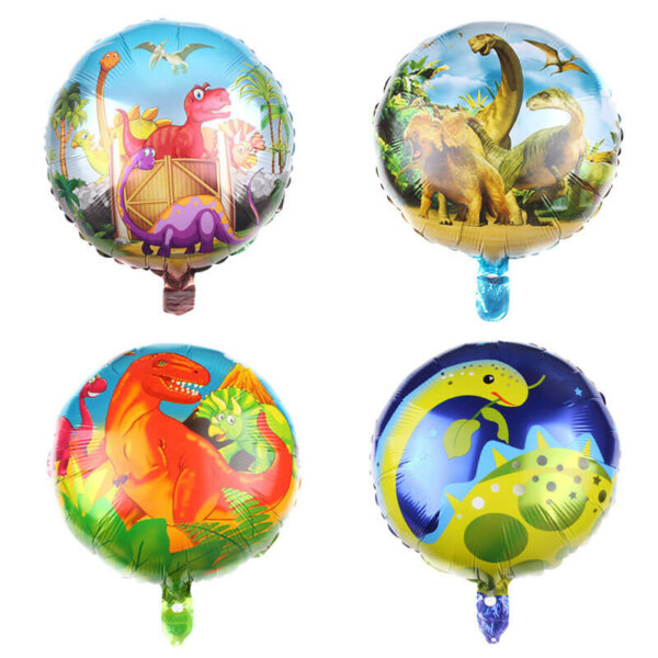 Dinosaur Foil Round Balloons