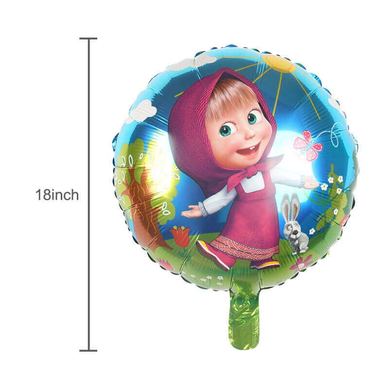 Masha and the Bear Colorful Balloons