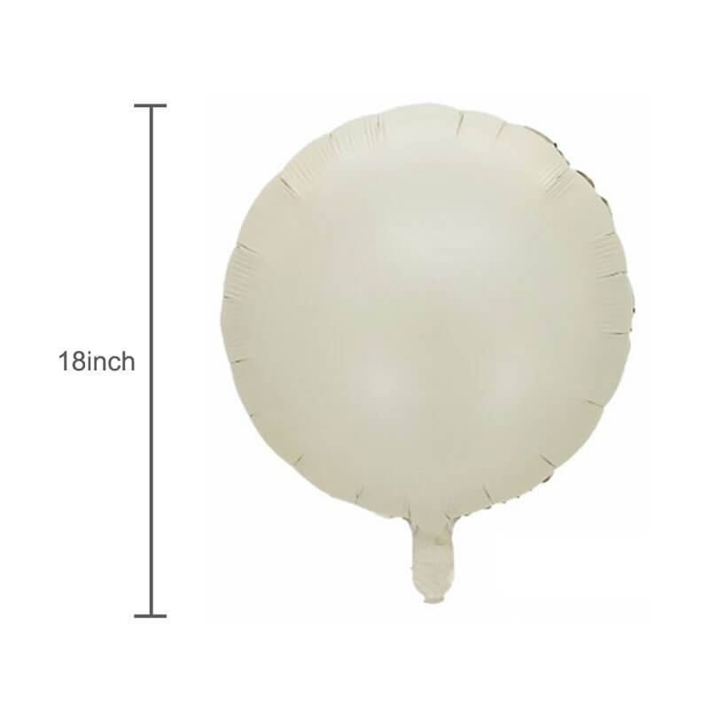 cream round balloon