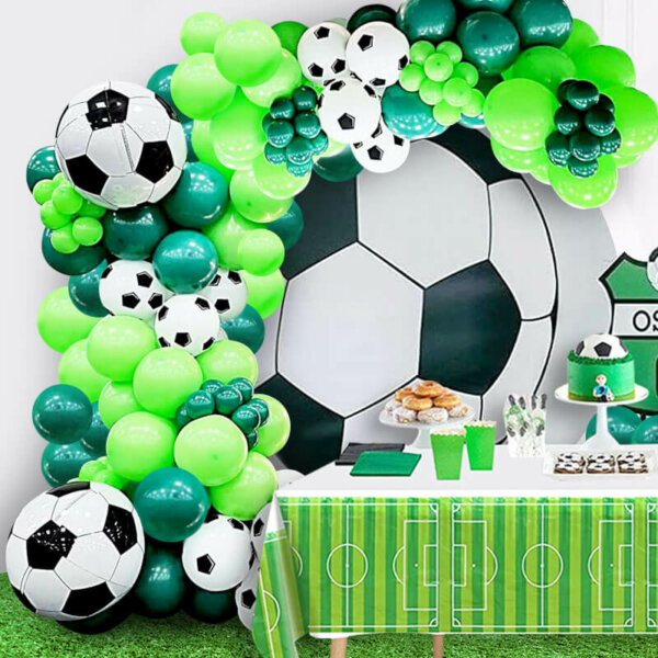 soccer balloon arch