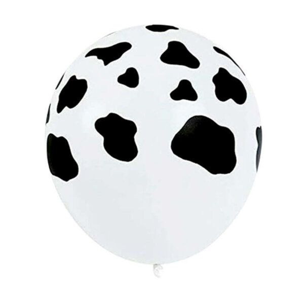 cow print balloons