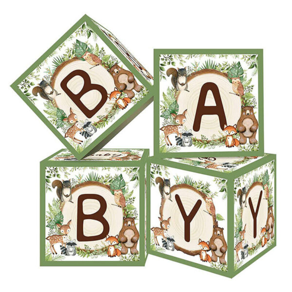 Sage Green Baby Shower Boxes