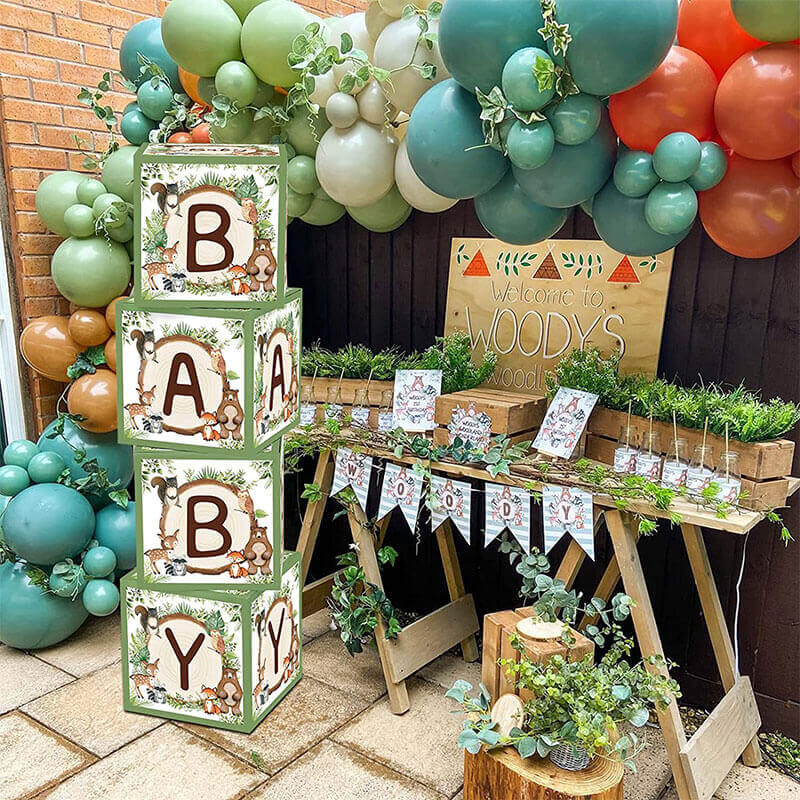Party Boxes Block for Baby Shower