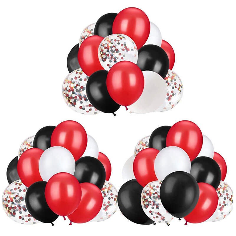 Red and Black Balloons Kit