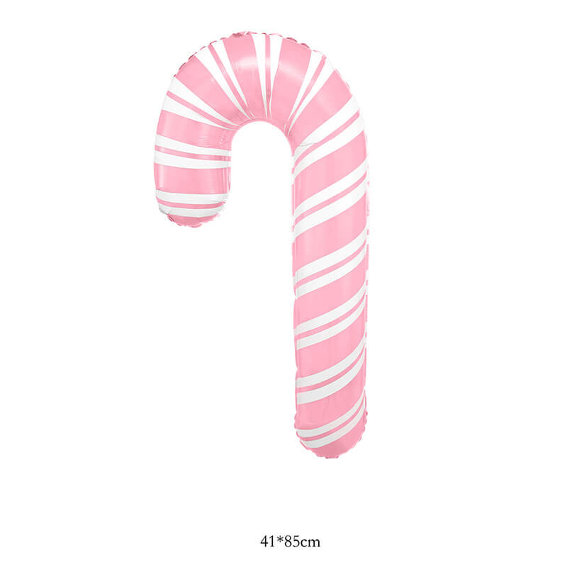 Pink Candy Cane Balloons