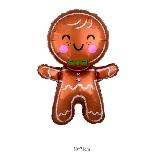 Gingerbread Man Foil Balloons