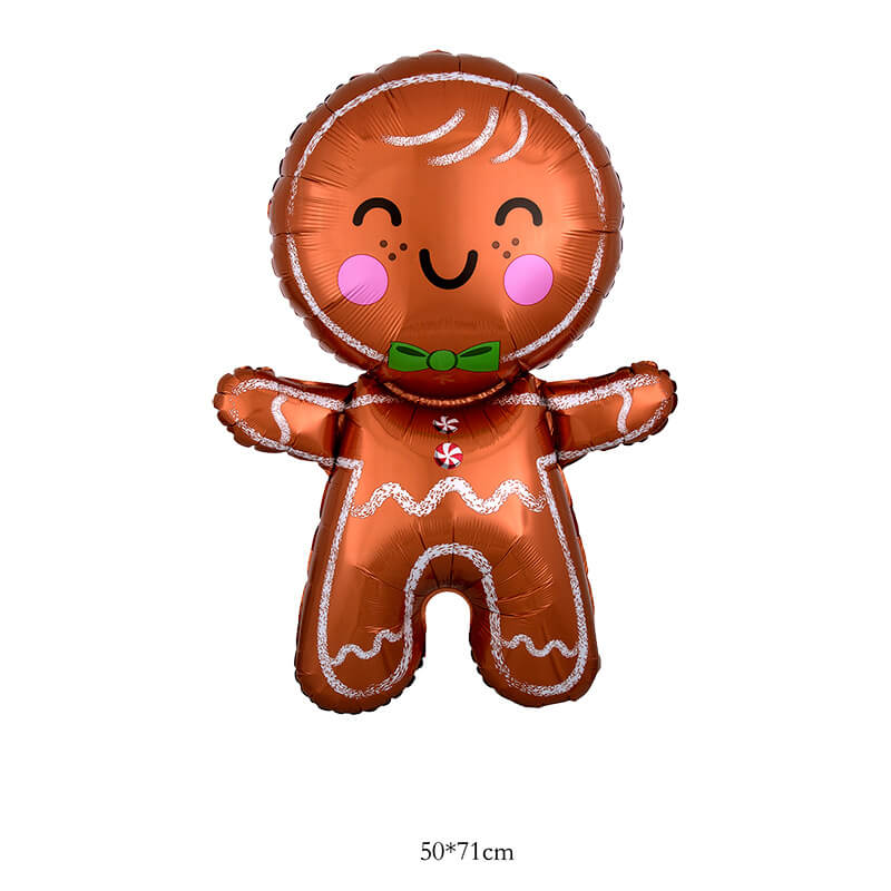 Gingerbread Man Foil Balloons