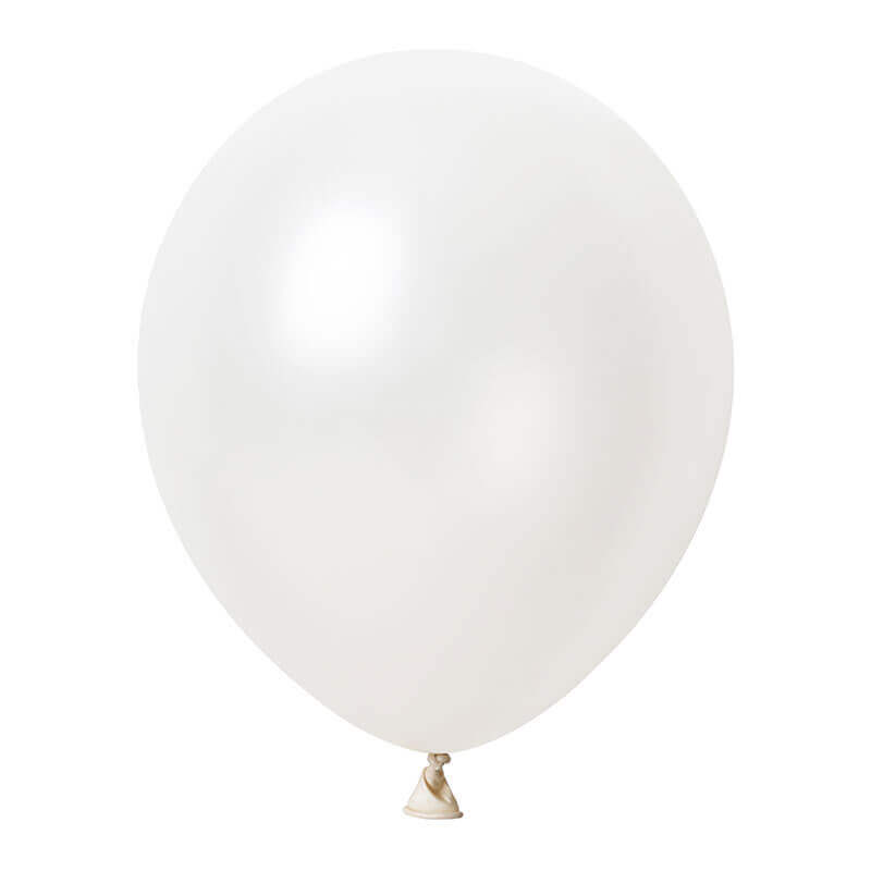 pearl white balloons