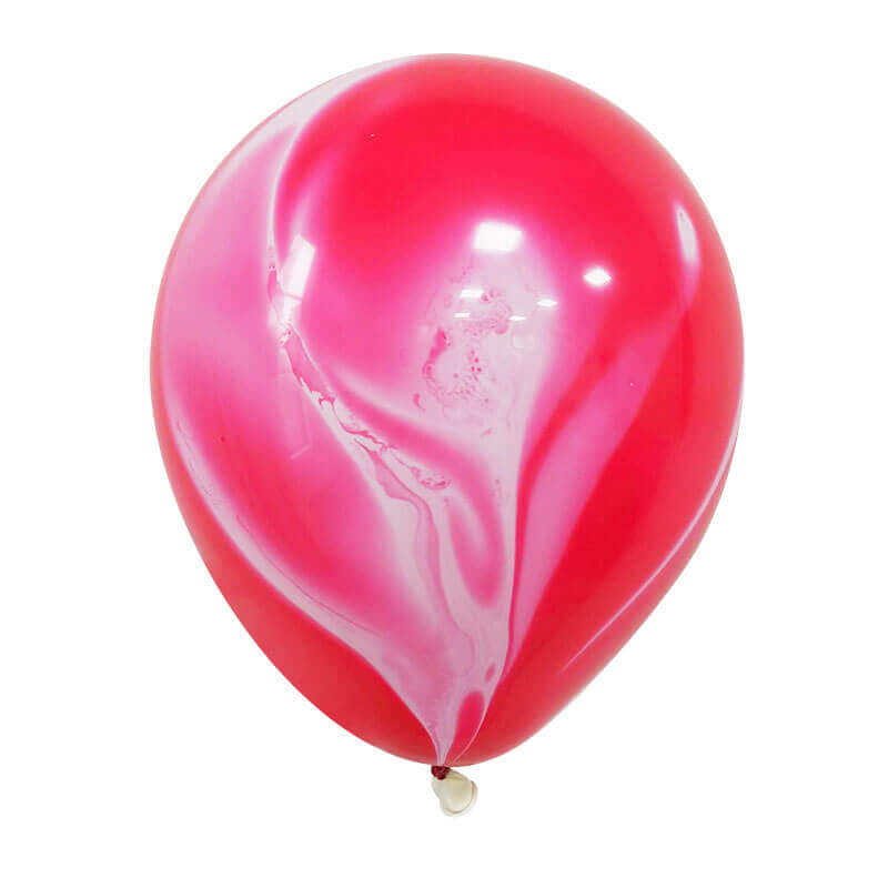 agate balloons red