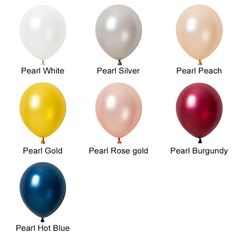 pearlized balloons