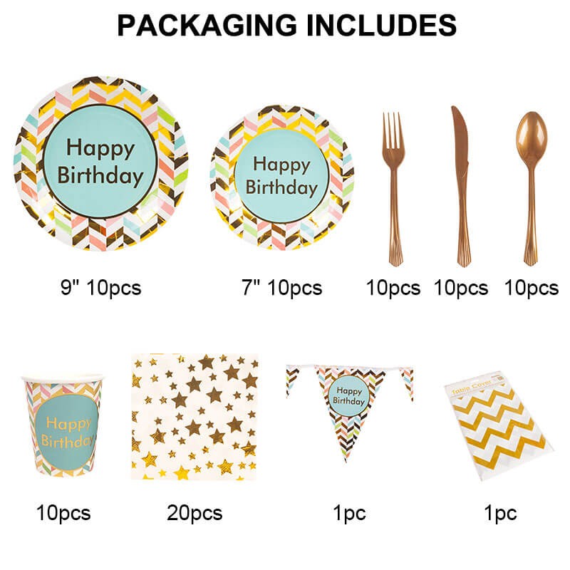 Blue Birthday Party Supplies 1