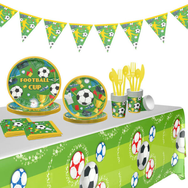 Soccer Plates and Napkins