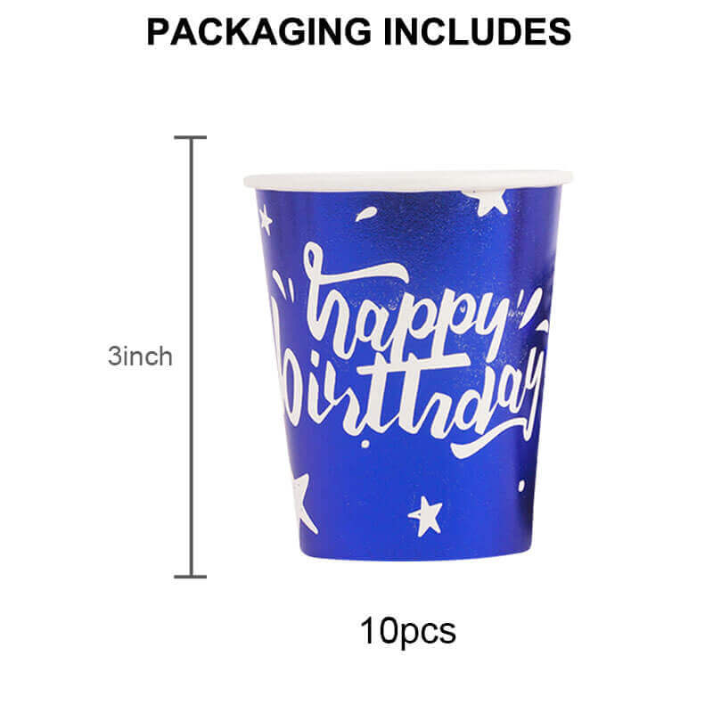 Blue Party Dinnerware paper cup