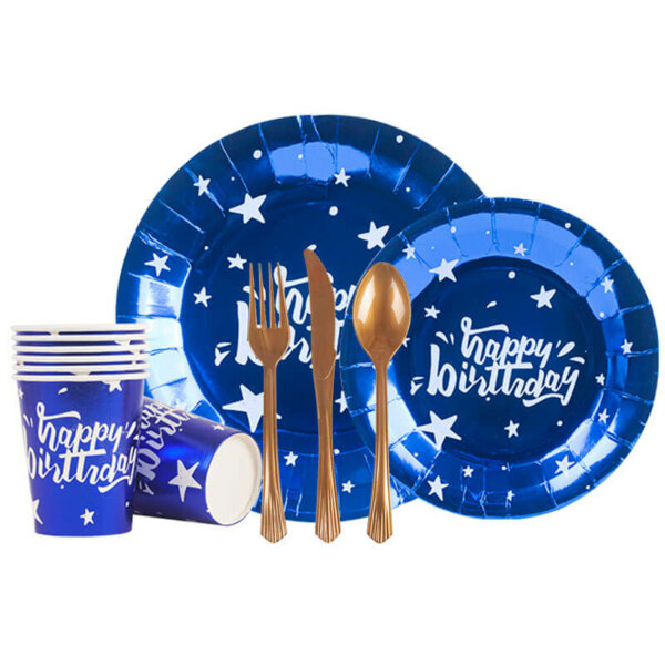 Blue Party Dinnerware 1