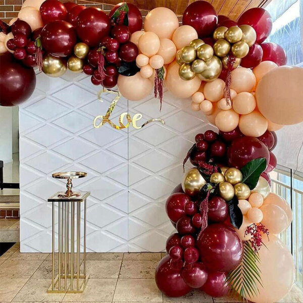 Wine balloon garland