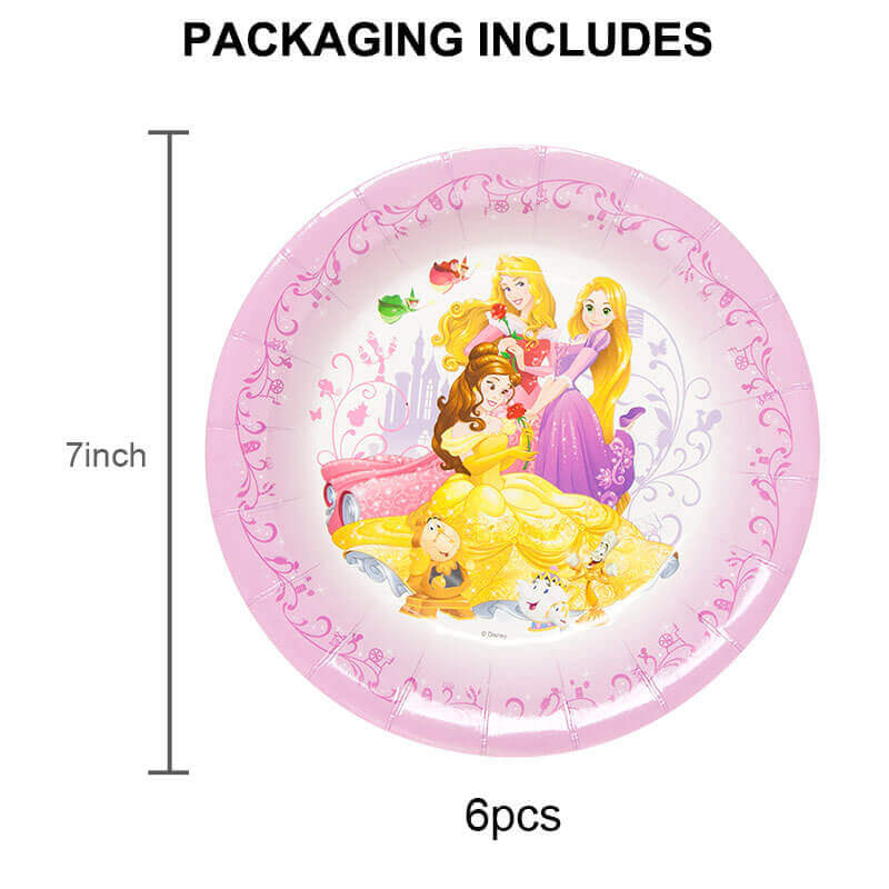 Disney Princess Birthday plates