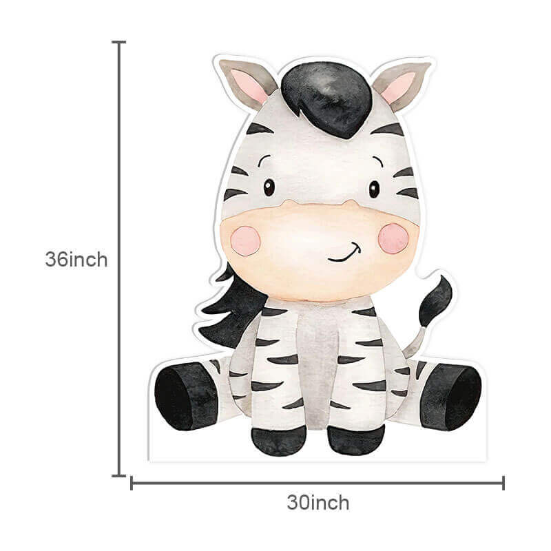 Zebra Cartoon Animal Foam Board