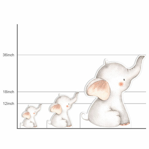 elephant foam board for baby shower