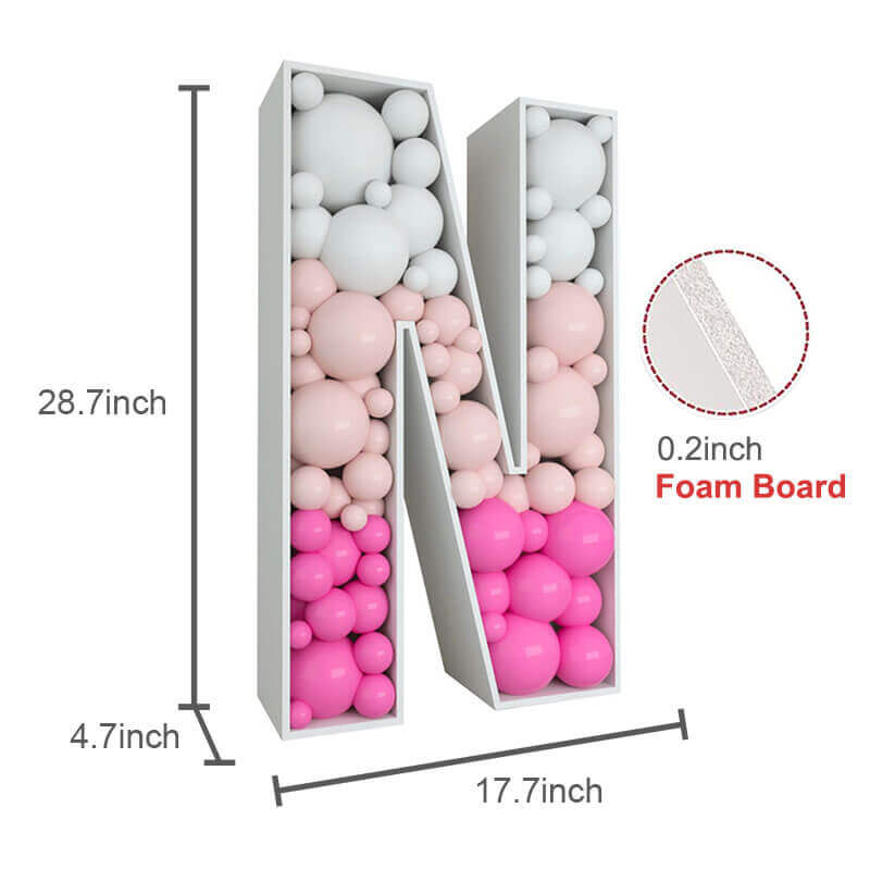 28inches balloon filling box frame n