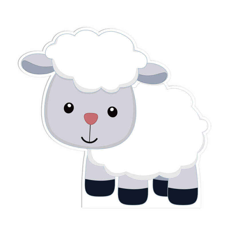 Farm Anima sheep KT Board