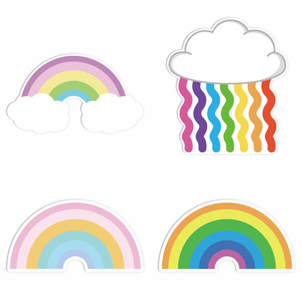 rainbow cutout