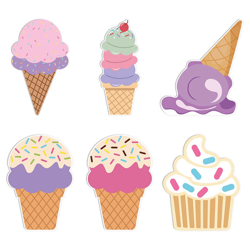 ice cream cutouts
