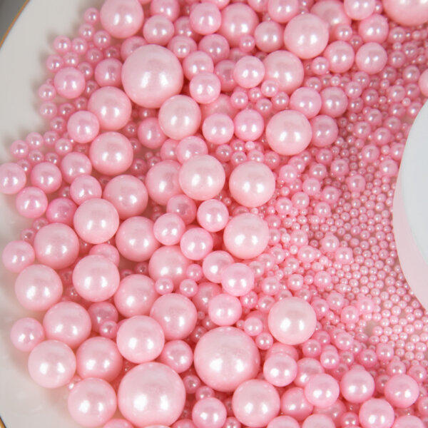 pink pearl sugar sprinkles