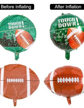 Football Shaped Foil Balloons